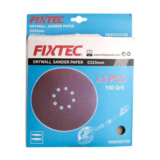 Fixtec Drywall Sander Paper 225mm 150grit
