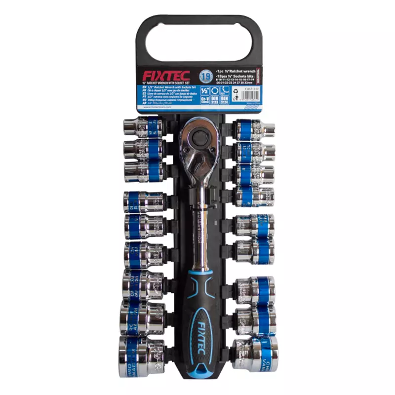 [FHST1319] 19PCS 1/2" DR.SOCKET SET