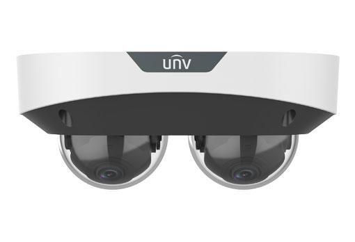 [IPC3224SS-ADF28K-I1] UNV 2*4MP Double Lens No Stitching Fix WDR IR Dome Network Camera
