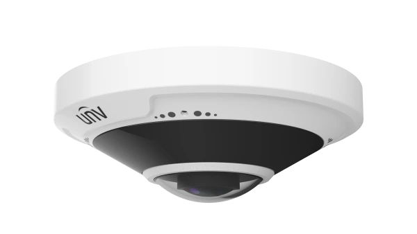 [IPC815SB-ADF14K-I0] UNV IP 5MP Twin Mic IK10 10M IR Fisheye Dome (with Heat Map Analysis)