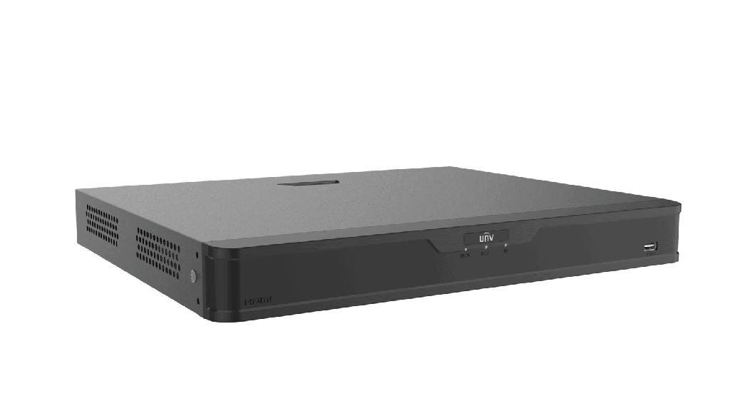 2 HDDs 16-ch 16 PoE 1U Network Video Recorder