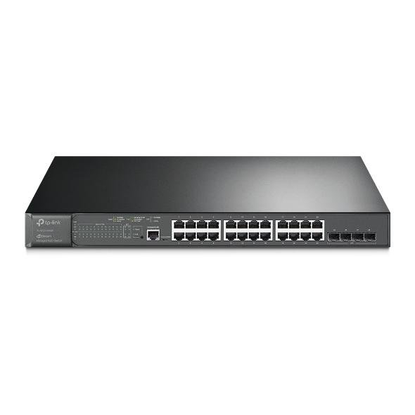 [SG3428XMP] Omada 24-Port PoE+ Gigabit L2+ Managed Switch with 4 10GE SFP+ Slots