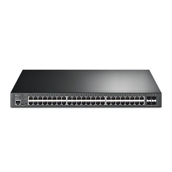Omada 48-Port PoE+ Gigabit L2+ Managed Switch with 4 10GE SFP+ Slots