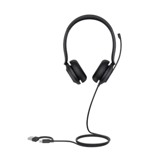 [UH35-Dual-Teams-USB-C/A] Yealink USB Wired Headset UH35 Dual Teams USB-C/A