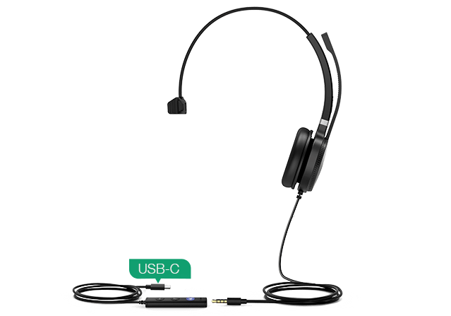 Yealink  Professional USB Dual Ear Headset USB-C