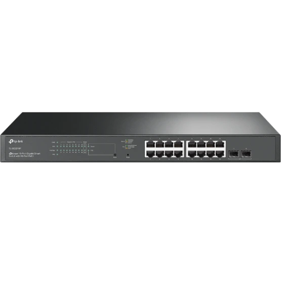 Omada 16-Port Gigabit Smart POE Switch with 2 Gigabit SFP Slots