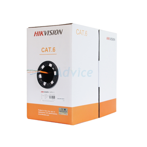HIKVision UTP CAT6 100% pure copper, orange colour per metre