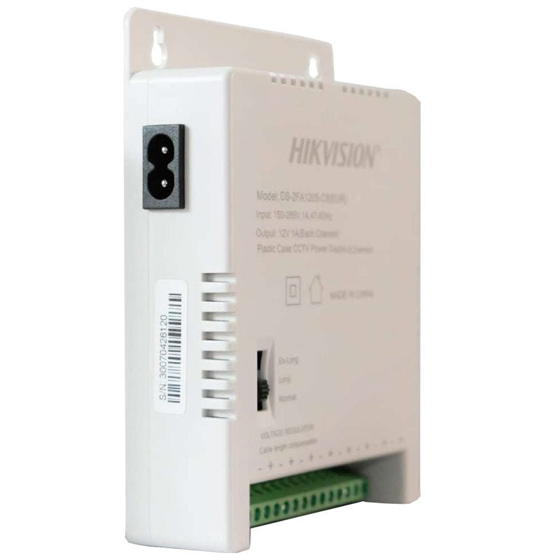 [DS-2FA1205-C8(EUR)] Hikvision Hikvision 12 Volts 8 Channel CCTV Power Supply