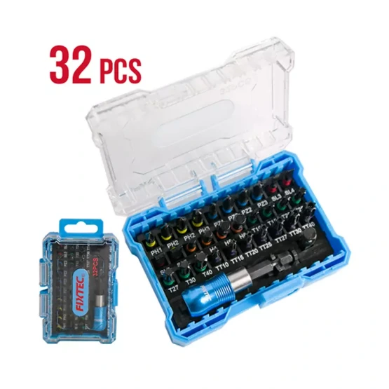 [FHSDK3201] FIXTEC 32PCS IMPACT SCREWDRIVER BITS SET