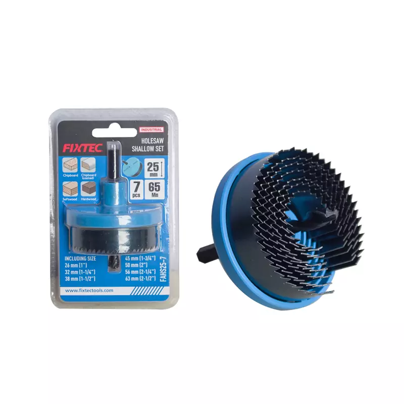 [FAHS25-7] Fixtec Hole Saw Shallow Set _x005f_x000D_
26mm,32mm,38mm,45mm,50mm,56m,63mm H...