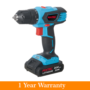 [FCD20L01] Fixtec 20V Cordless Drill (Single Battery) Clearance - No Warranty