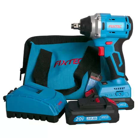 [FCIW300LFX-2] Fixtec 20V LI-ION BRUSHLESS IMPACT WRENCH (Battery & Charger Included) Cleara...