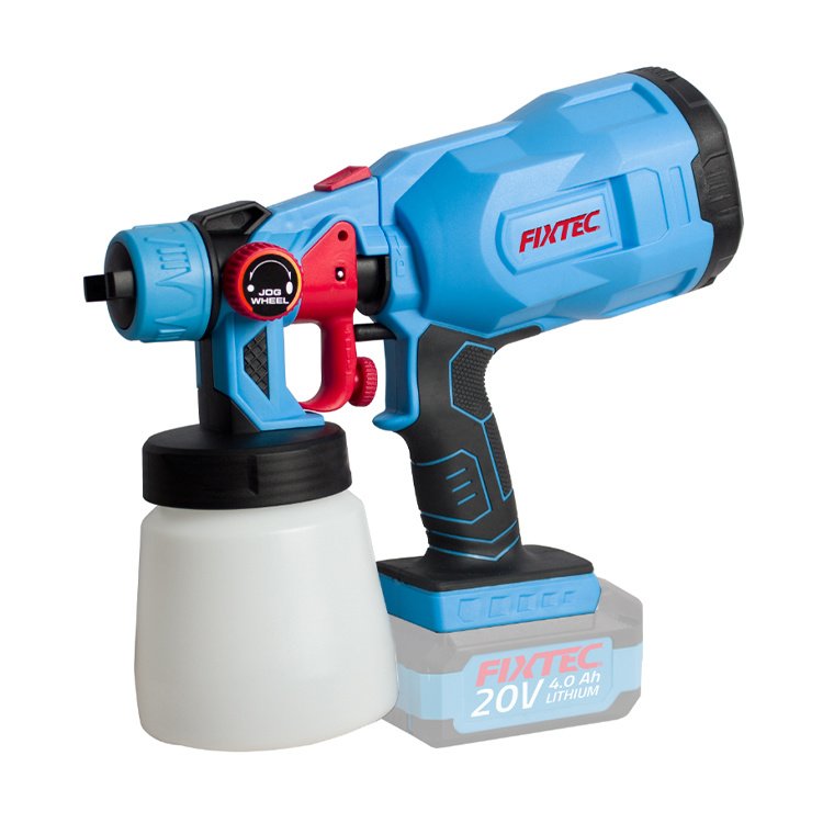 [FCSG20LFX-12] Fixtec 20V LI-ON Cordless Spray Gun Set (Battery Included) Clearance - No War...