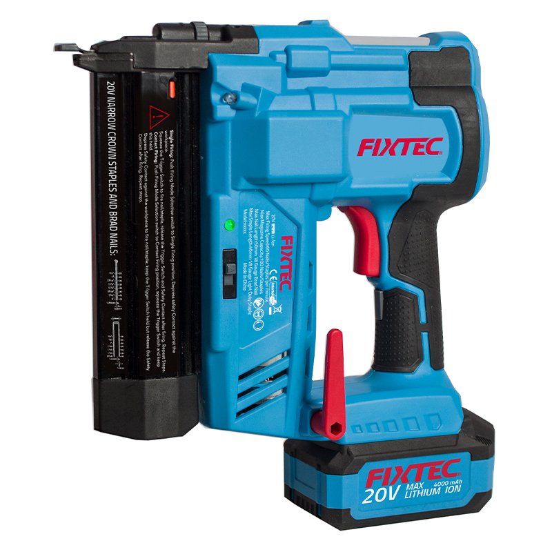 [FCST50LFX-12] Fixtec 20V LI-ON Air Cordless Nailer/Stapler (Battery Included) Clearance - N...